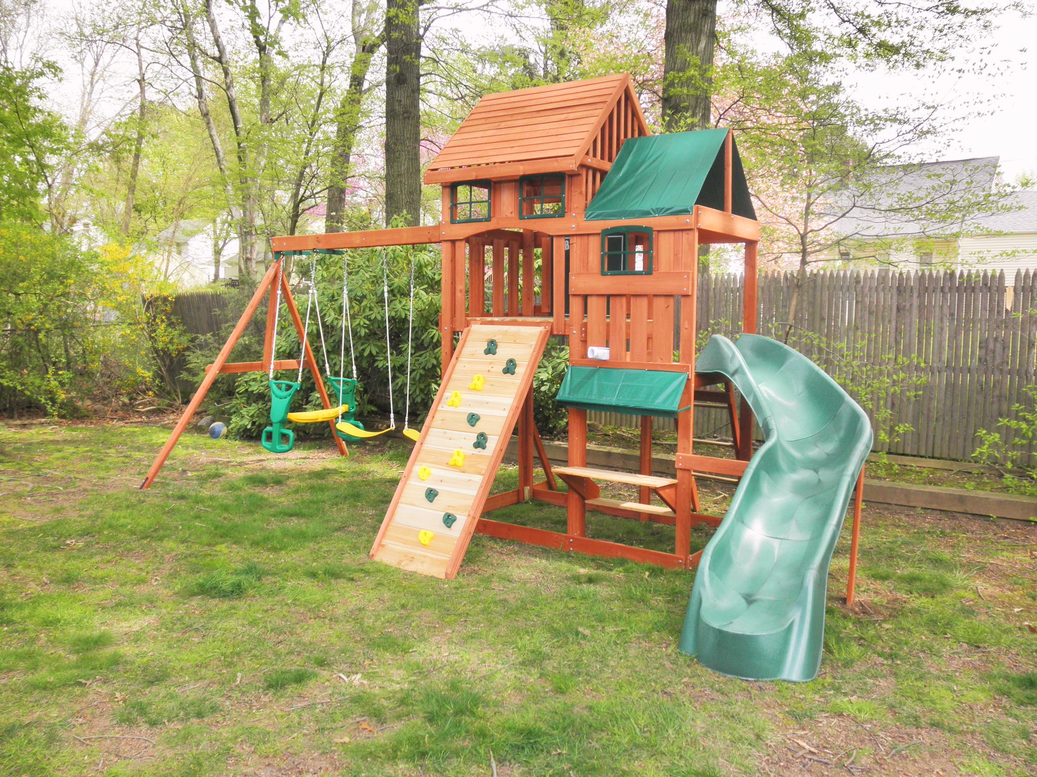 Swing set installation Nj Gazebo installer. Kidkraft, gorillaPlaysets