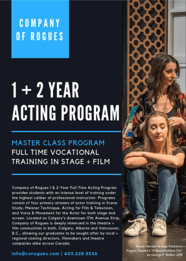 Class (Calgary) FullTime Professional Acting Program 2019/20 Master