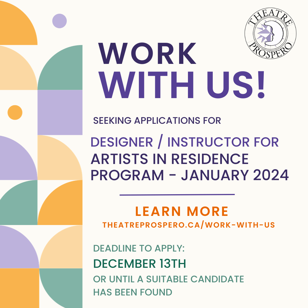 Jobs (Edmonton) Designer/Instructor for Artists in Residence Program