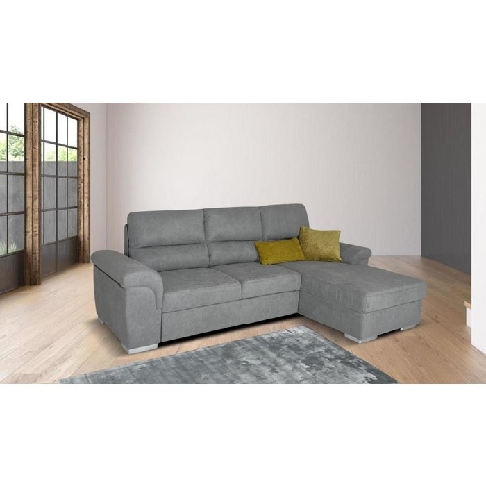 Bellavita Klio Right Facing Corner Sofa With Pull Out Bed Upholstered