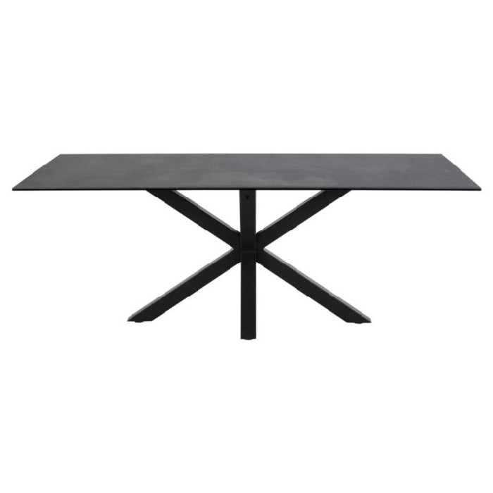 Ceramic Dining Table Black 200Cm X 100Cm X 75Cm Dining Tables Dining