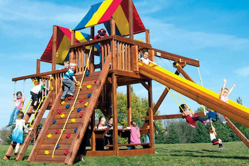 Wooden Swing Sets & Playsets in OR and WA