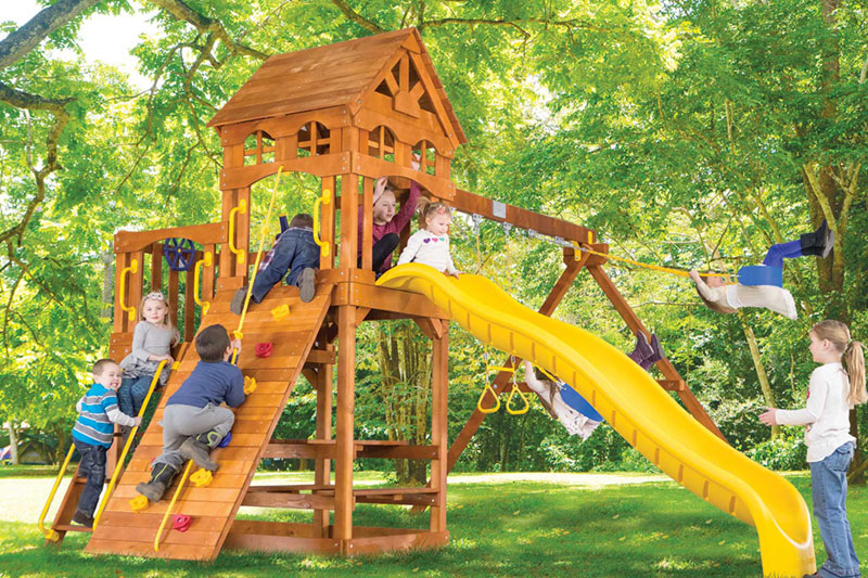 Wooden Swing Sets & Playsets in OR and WA