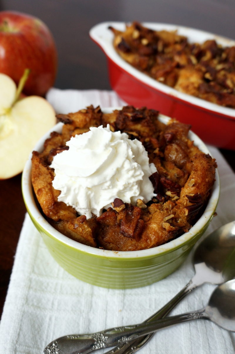 apple pie bread pudding The Baking Fairy
