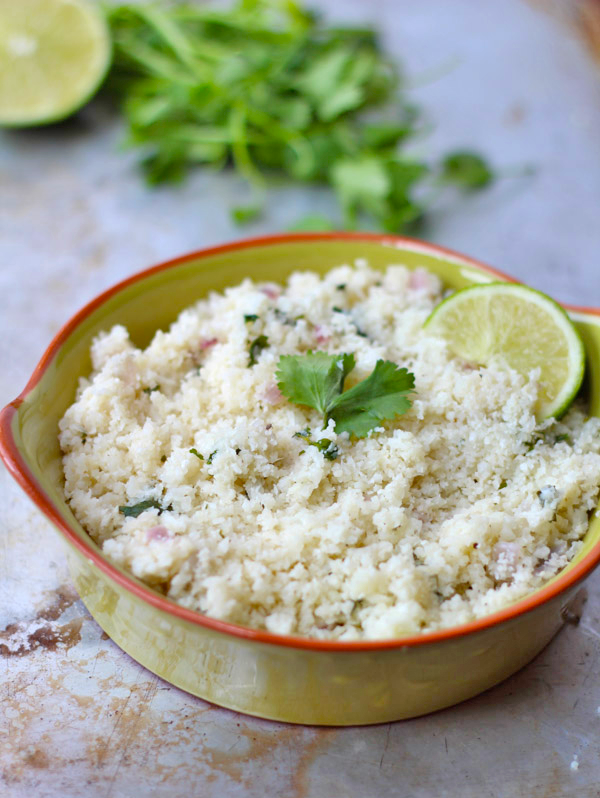10 Minute Cilantro Lime Cauliflower Rice The Balanced Berry