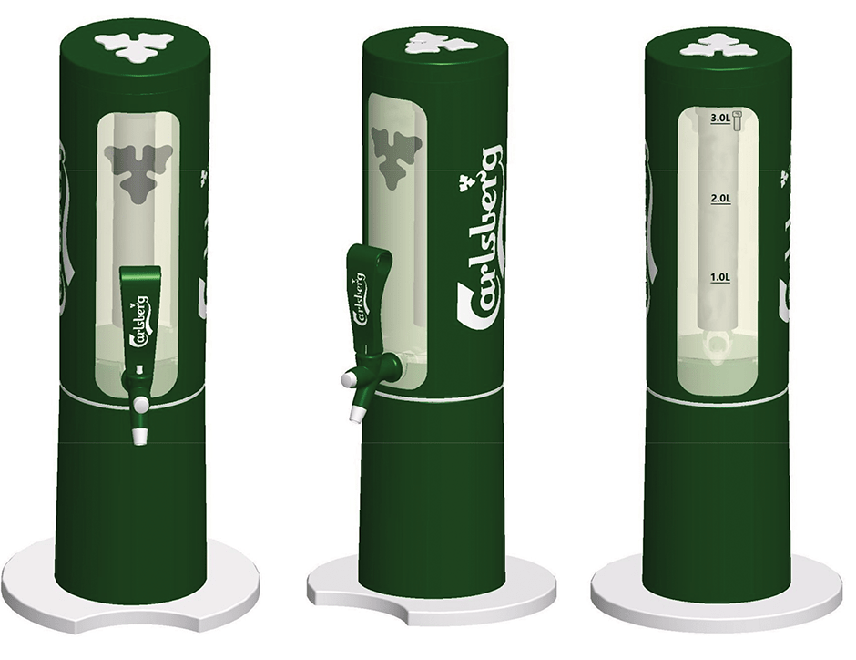 Carlsberg A Premium Beer Tower for A Premium Beer Brand The Beer
