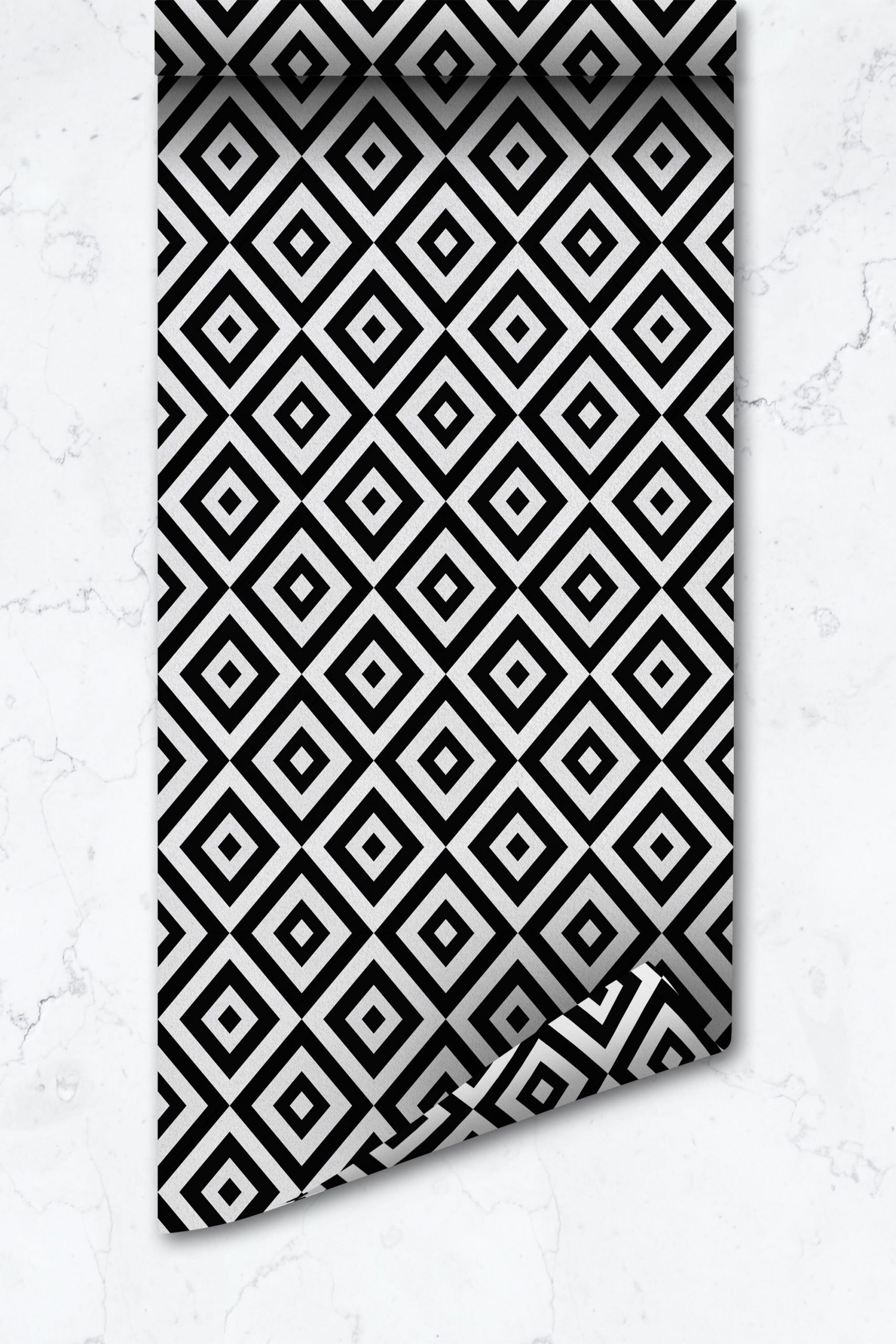 Geometric Pattern Wallpaper Wall Covering Self Adhesive Peel & Stick