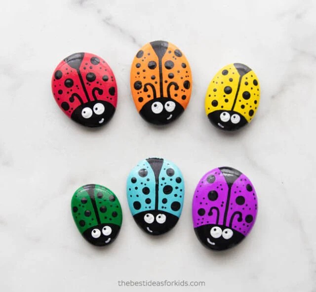 Ladybug Rock Painting The Best Ideas for Kids