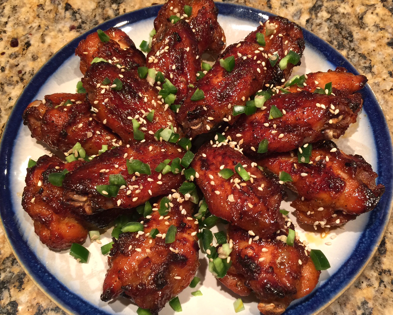 EASY Oven Baked Sweet and Spicy Chicken Wings (Canh ga nuong mat ong)