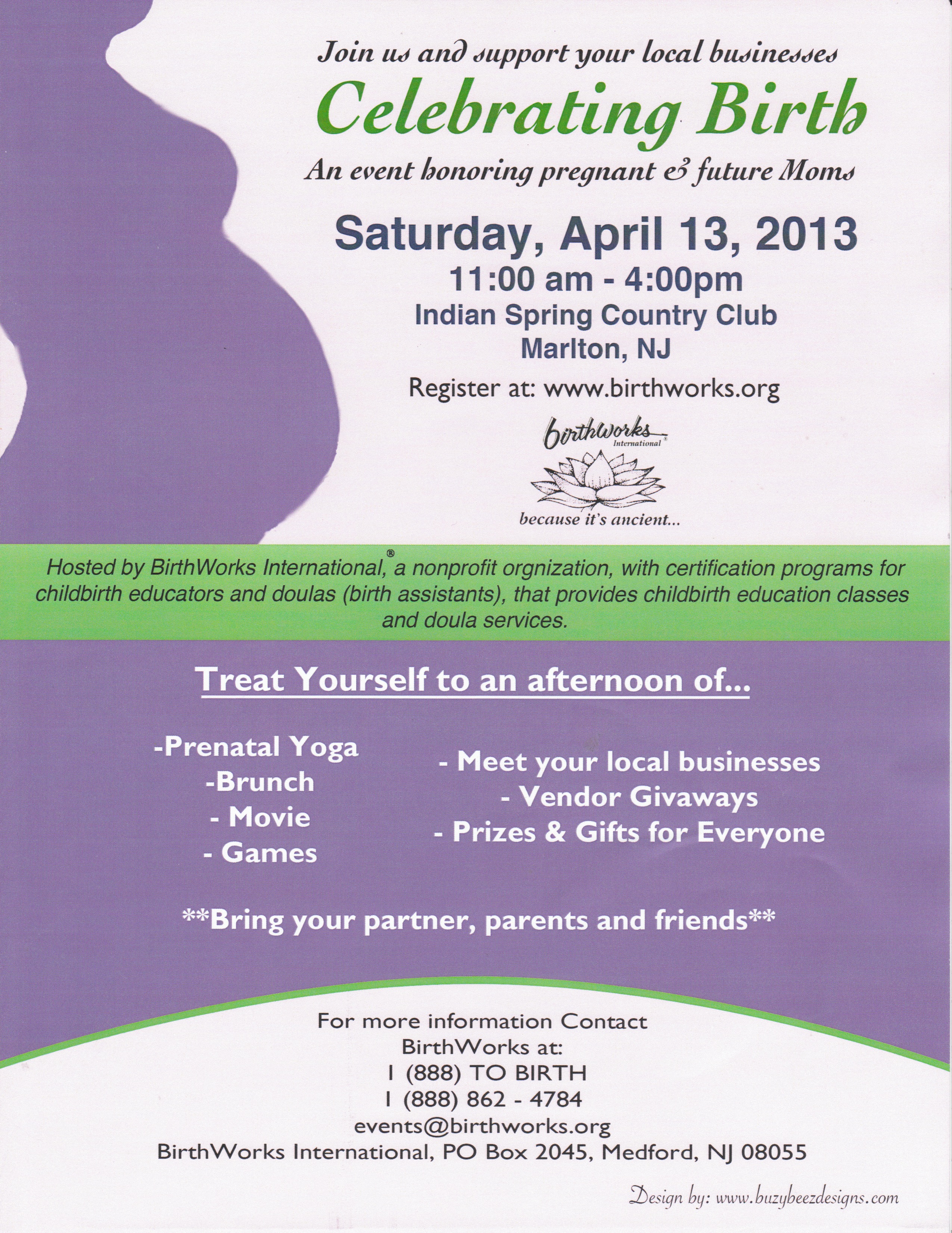 The Bidwell Group of Medford NJ, working with BirthWorks International