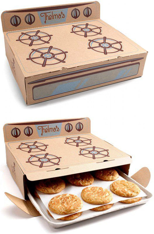 Cookie Box Packaging That Looks Like an Oven THE BIG AD