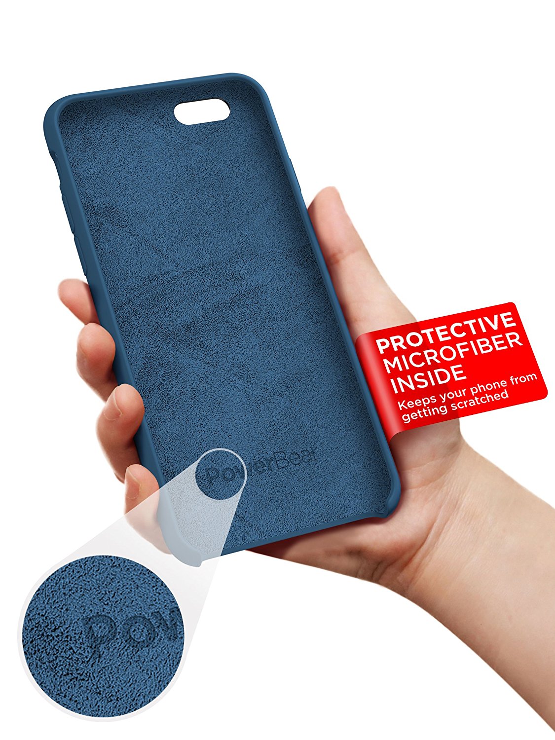 PowerBear Silicone iPhone 6S Case/iPhone 6 Case Slim Soft Touch