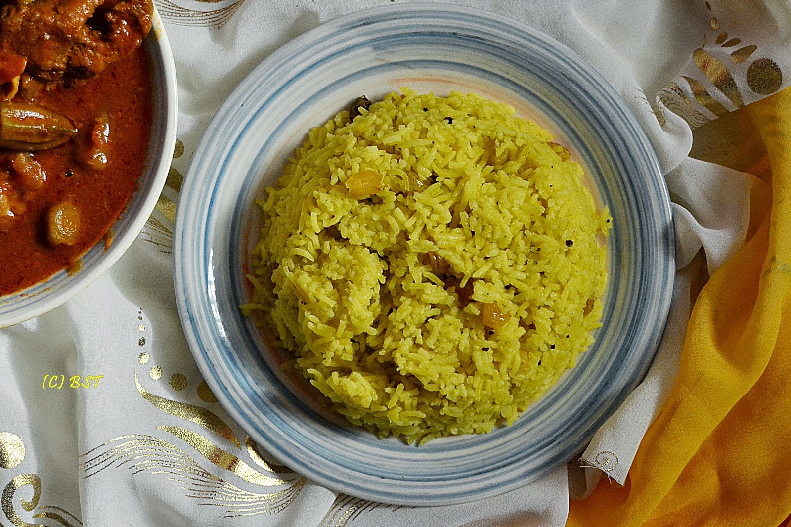 Middle Eastern Yellow Rice The Big Sweet Tooth