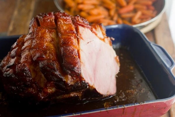 slow cooker picnic ham