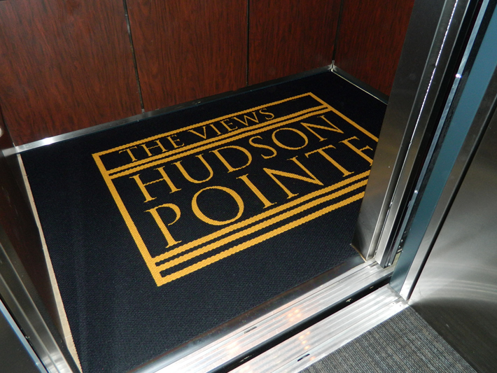 Logo Mat Central Hudson Pointe Condominium, NJ Custom Shaped