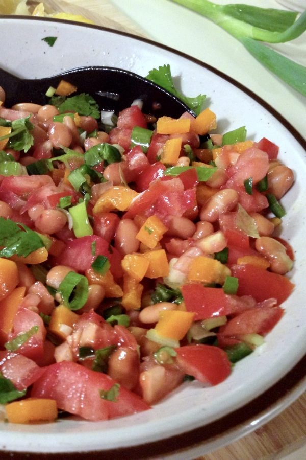 Mexican Pinto Bean Salad with Jalapeño Pepper