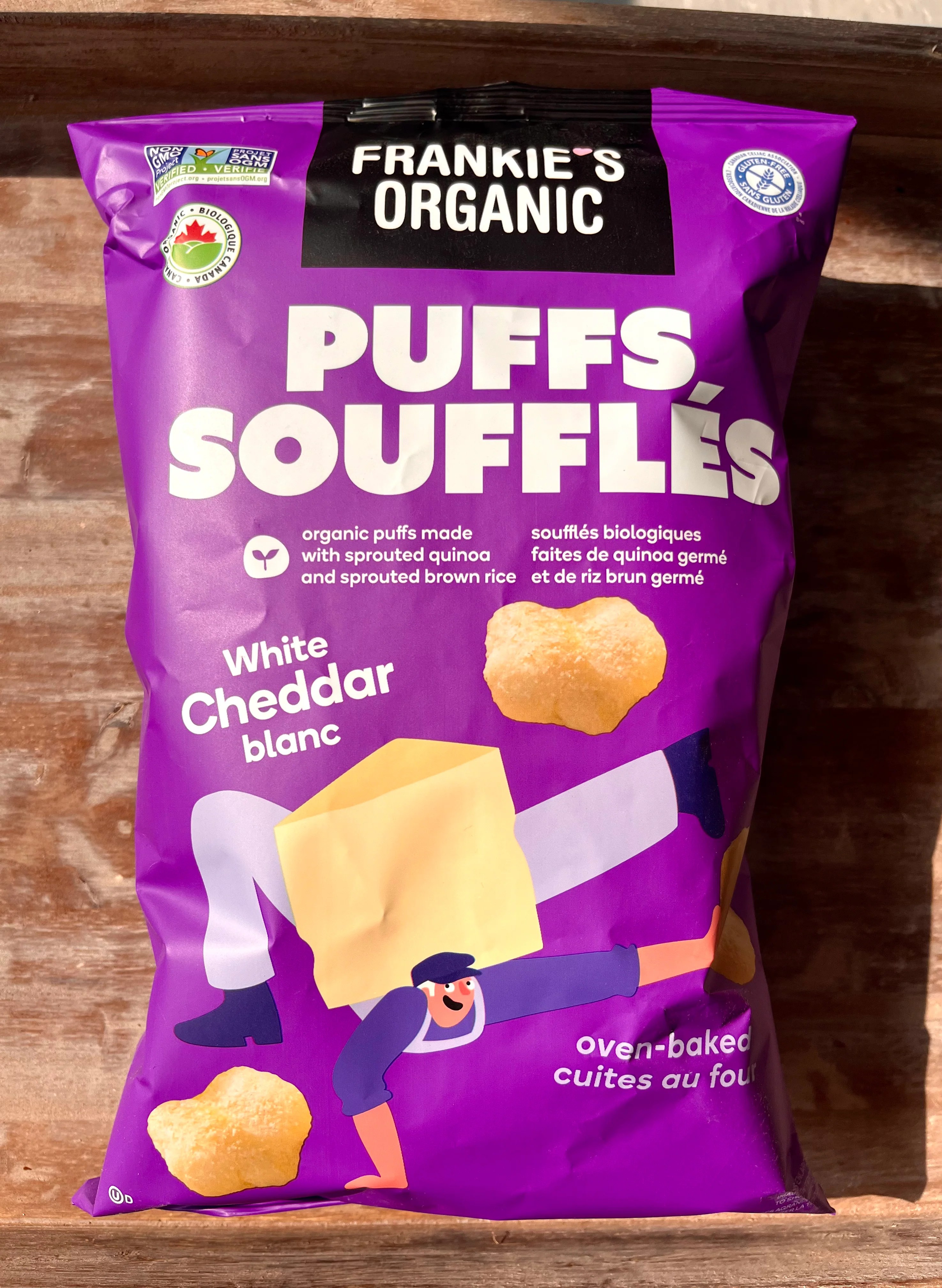 White Cheddar Puffs By Frankie's Organic The Bread Essentials