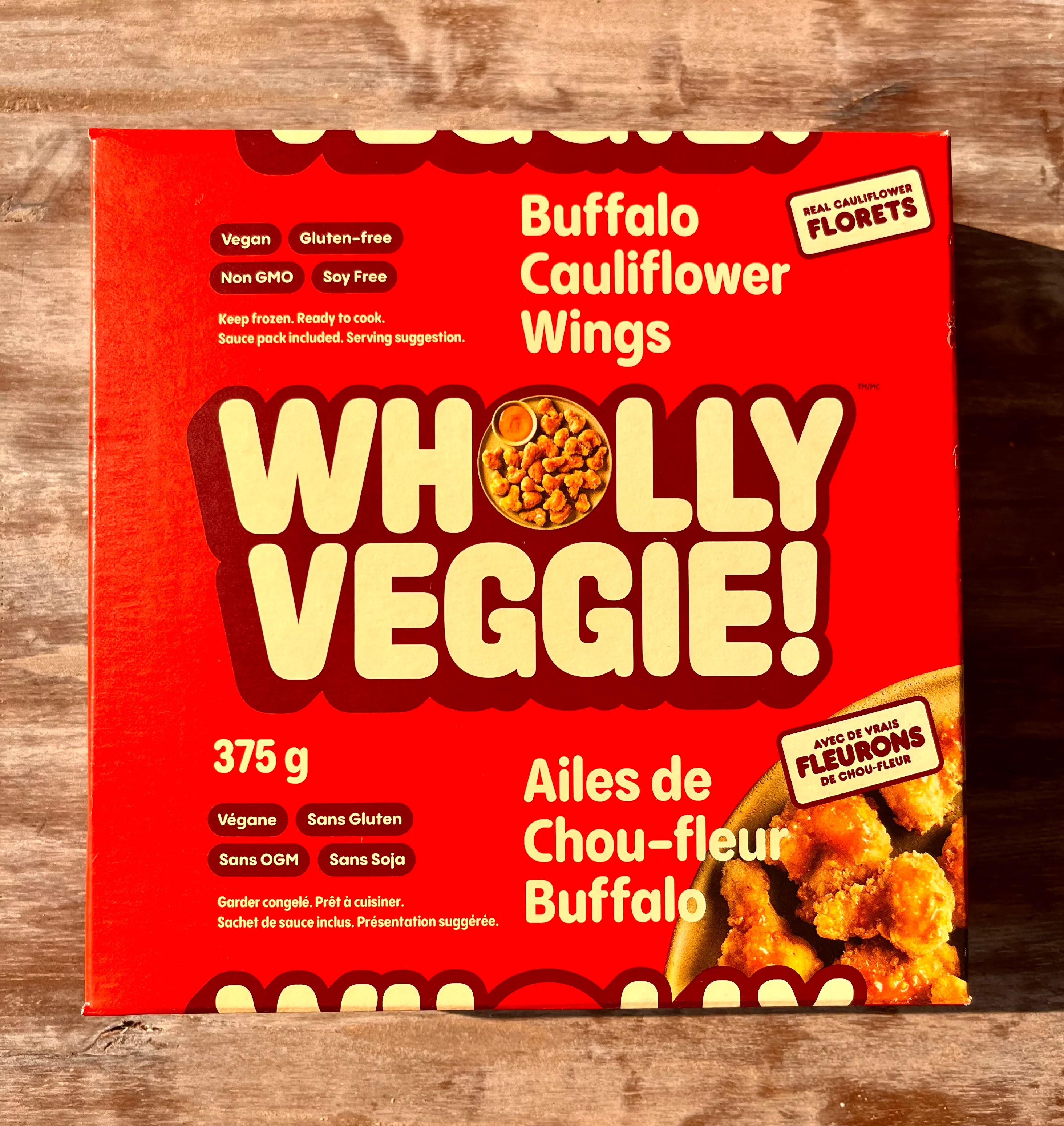 Wholly Veggie Buffalo Cauliflower Wings The Bread Essentials