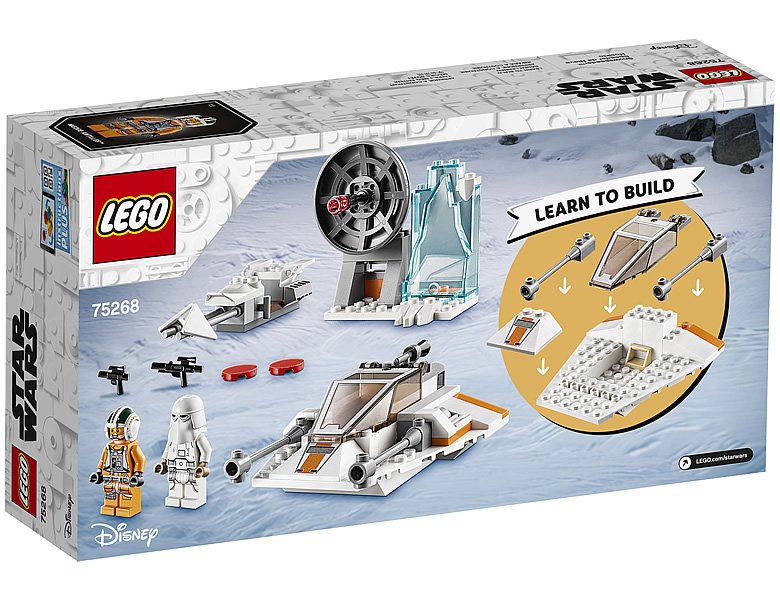 LEGO 75268 Star Wars Snowspeeder Box Back