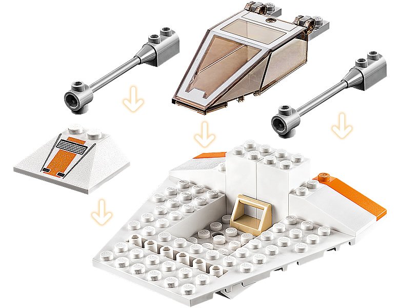 LEGO 75268 Star Wars Snowspeeder instructions