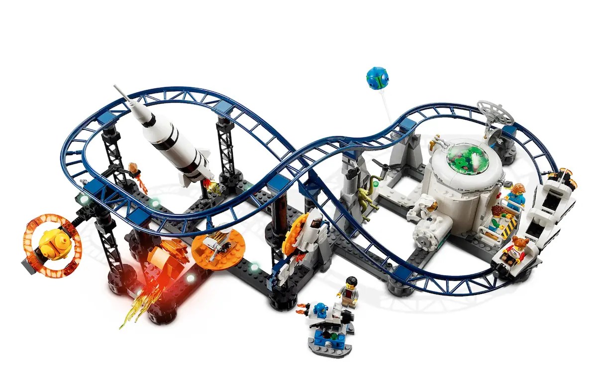 All the details for the LEGO Space Roller Coaster set 31142