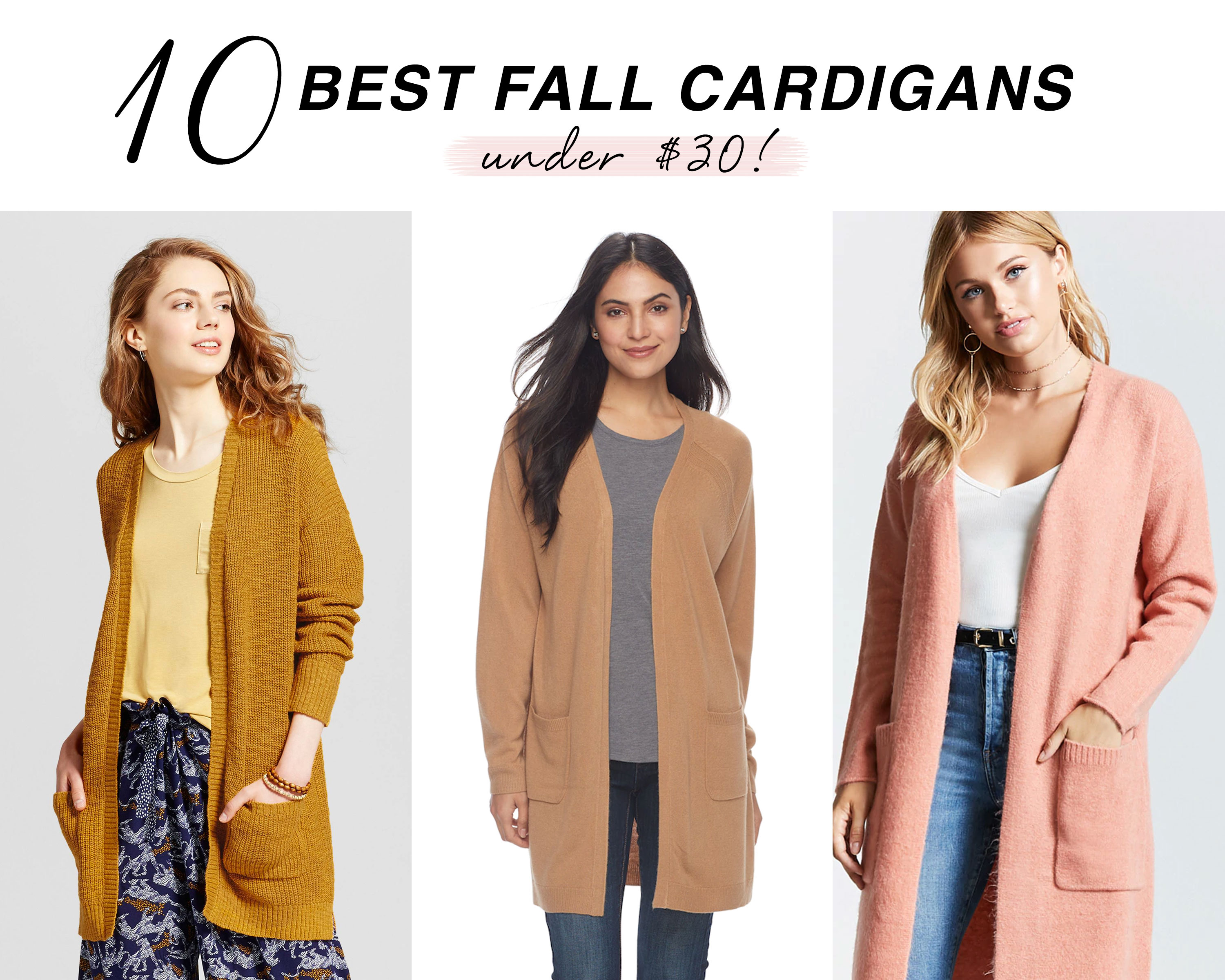 10 Best Fall Cardigans Under 30 The Budget Babe Affordable Fashion