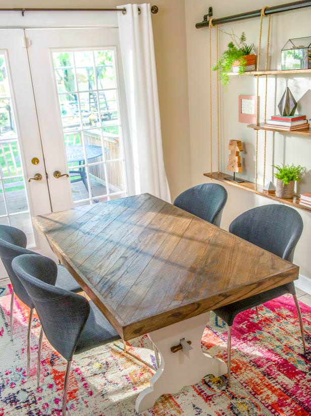 DIY Dining Table Makeovers Before & Afters • The Budget Decorator