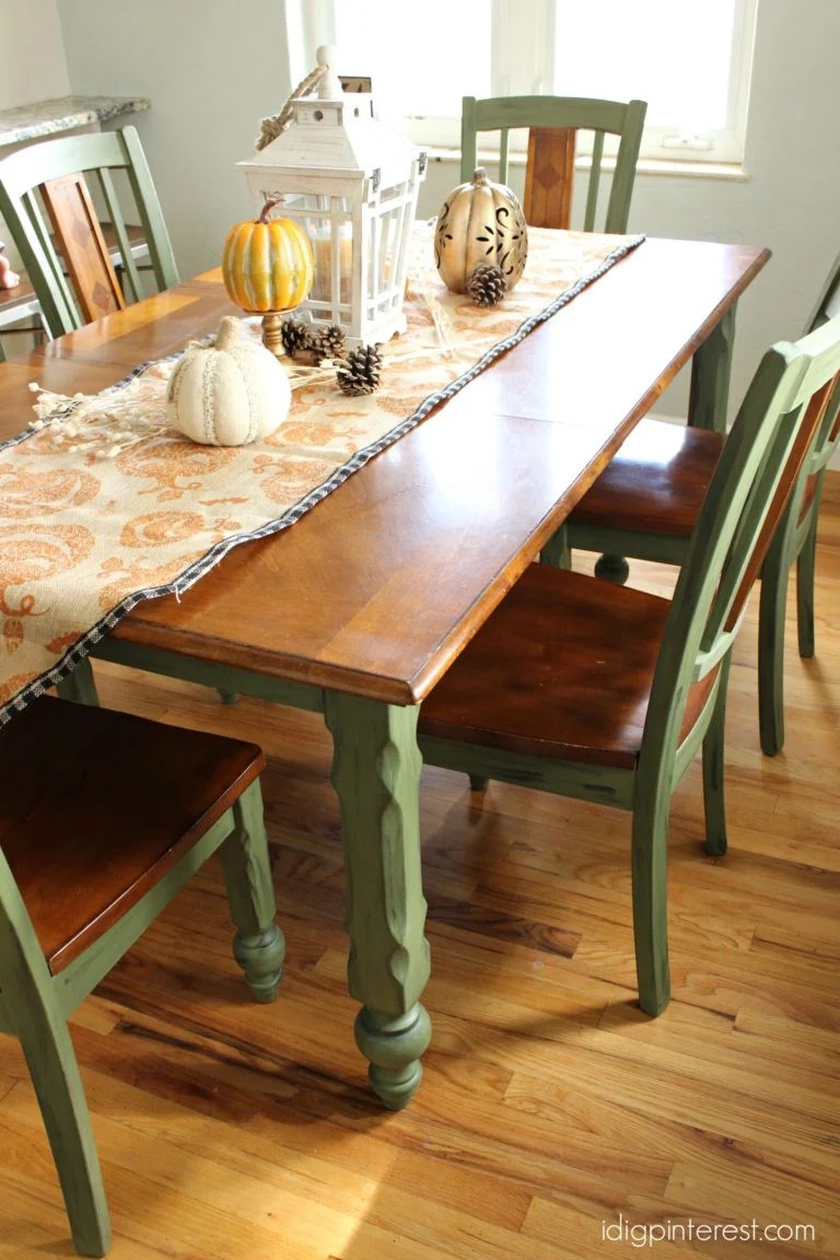 How To Update An Old Dining Room Set