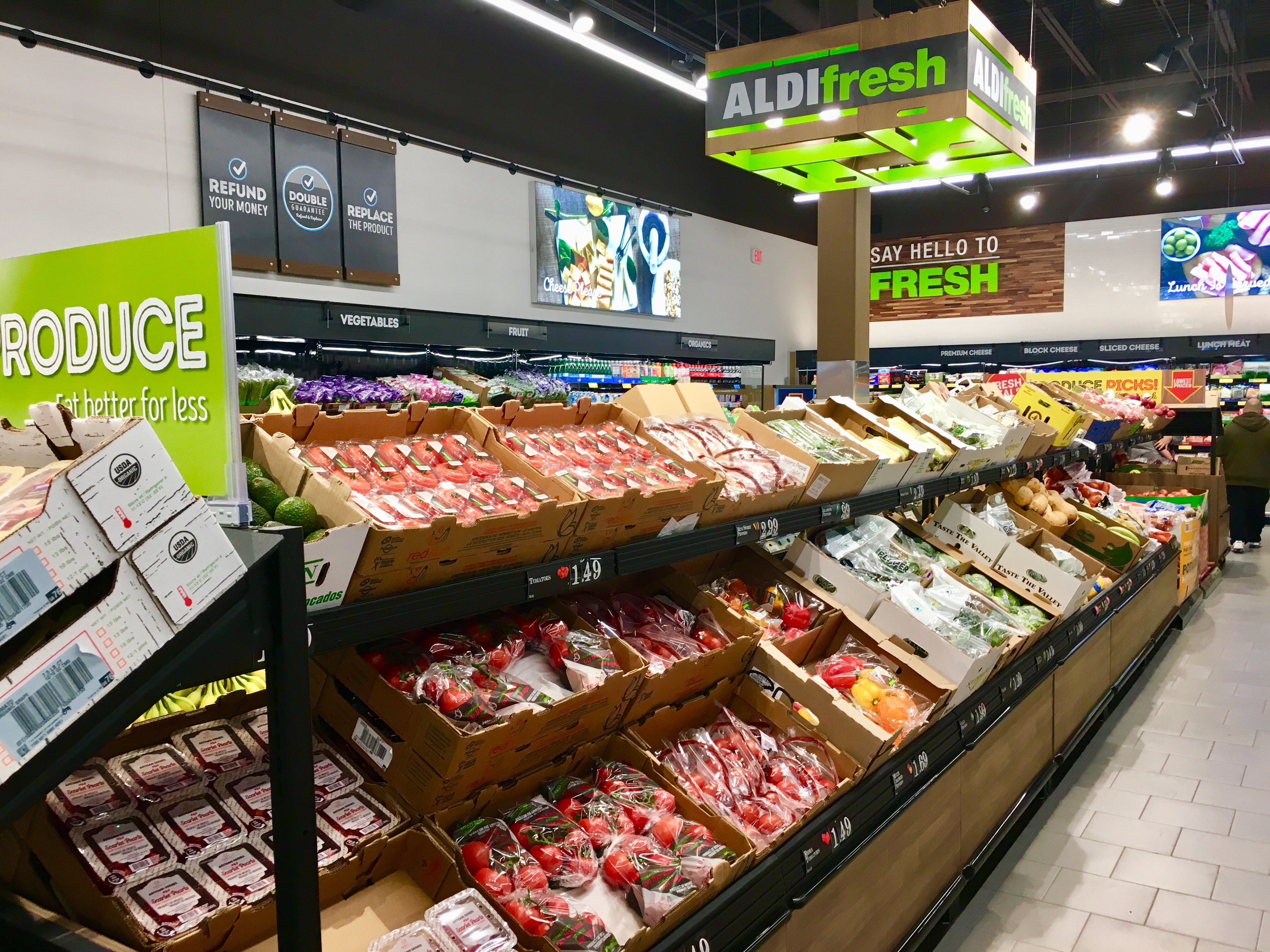 broadlands aldi quietly opened today the burn