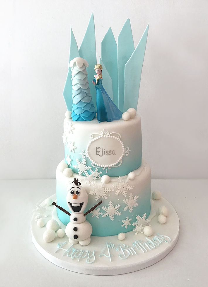 2 Tier Frozen Birthday Cake The Cakery Leamington Spa