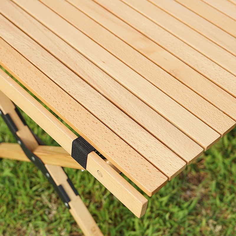 HILANDER WOOD ROLL TOP TABLE 120