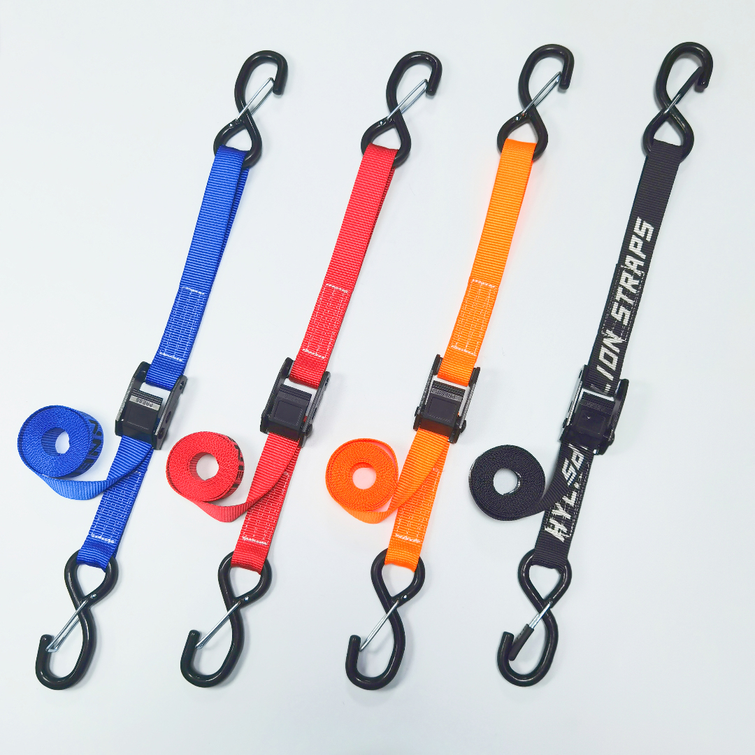 Custom made soft motorcycle trailer tie down straps Featured Image