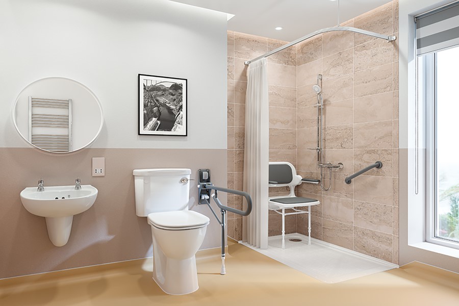 AKW makes a splash with levelaccess shower tray
