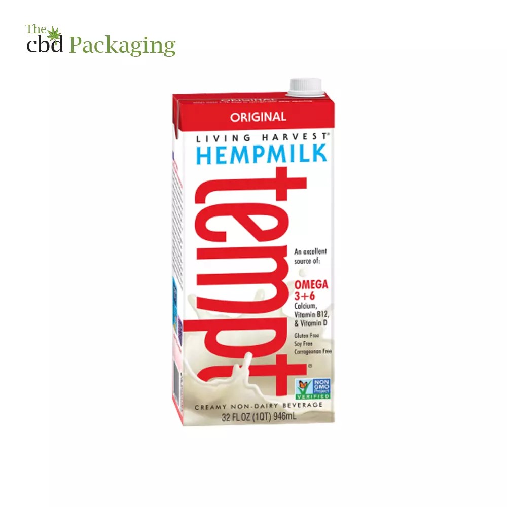 Custom Hemp Milk Packaging Boxes Wholesale The CBD Packaging