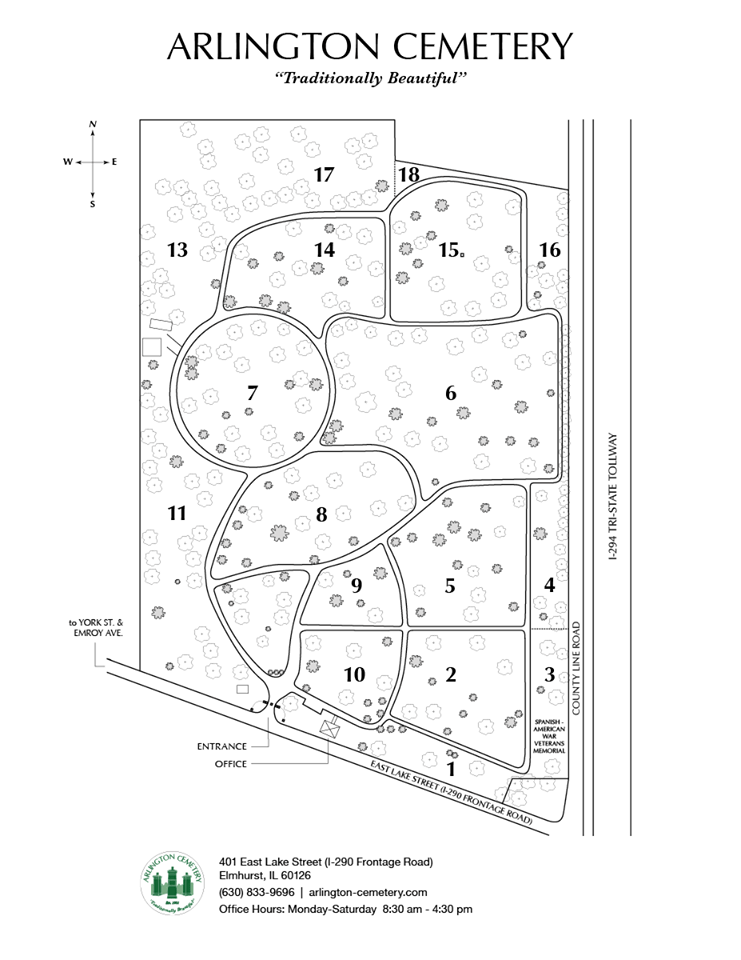 Elmhurst IL Buy Sell Plots Lots Graves Burial Spaces Crypts Niches