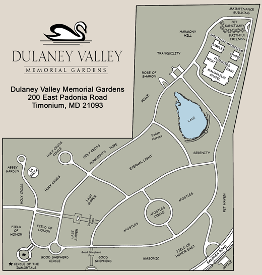 Featured Cemetery Listing Dulaney Valley Memorial Gardens Timonium, MD 1602274