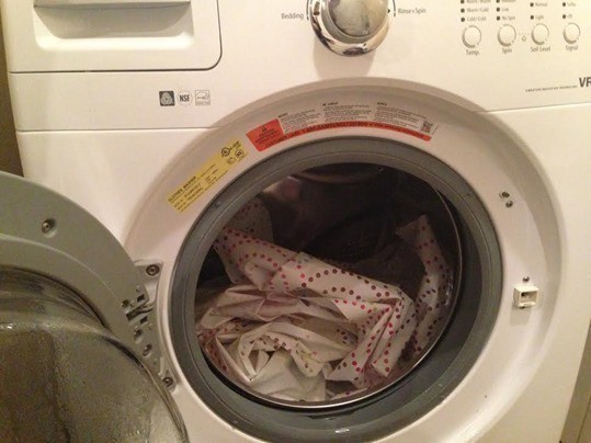 Wash your Shower Curtain Liner in the Washing Machine