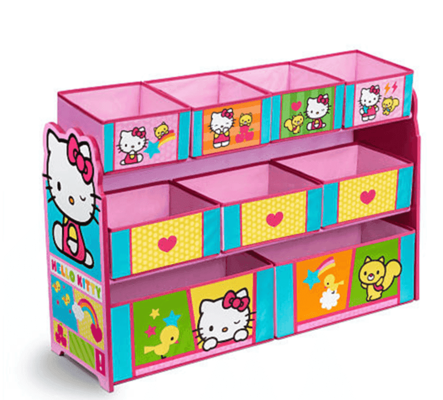 Toys R Us Hello Kitty Deluxe 9Bin Toy Organizer just 29.99 The CentsAble Shoppin
