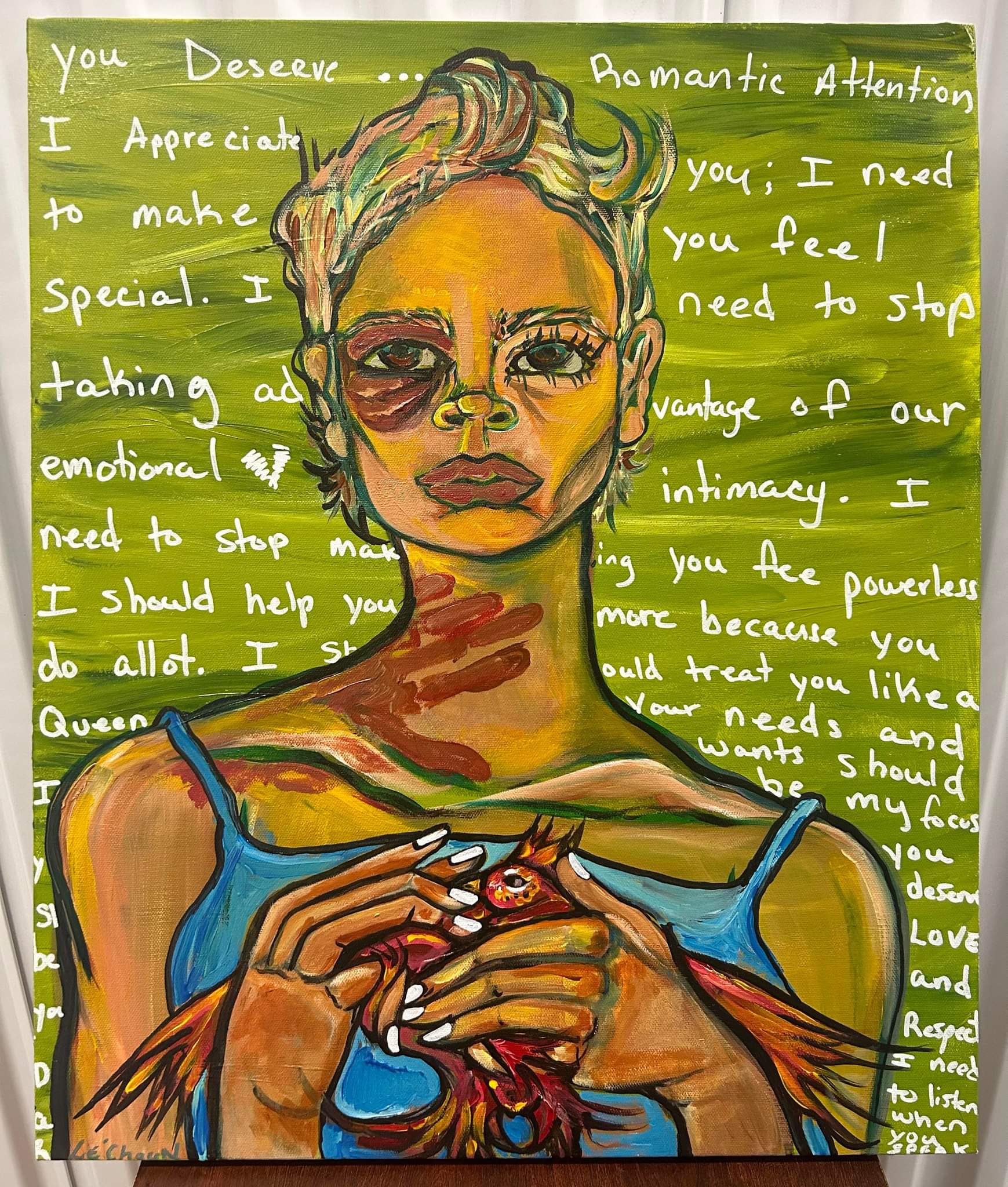 Exhibit honors domestic violence survivors, by survivors The