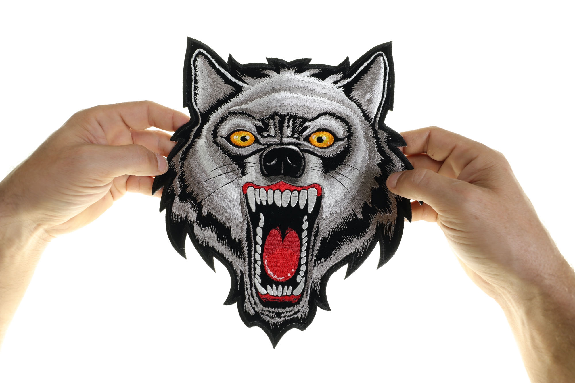 Wolf Patch, Large Animal Patches for Jackets by Ivamis Patches