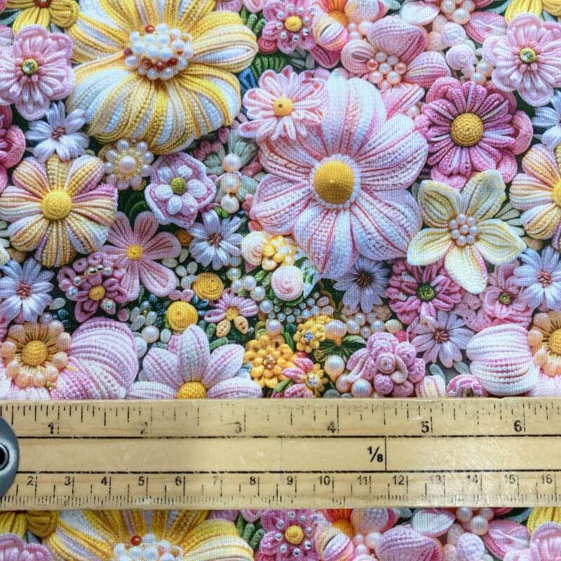 Crochet Embroidery Effect Cotton The Cheap Shop Tiptree