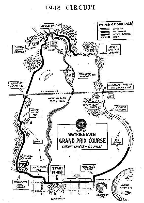 Watkins Glen Race Track Map Maps Model Online