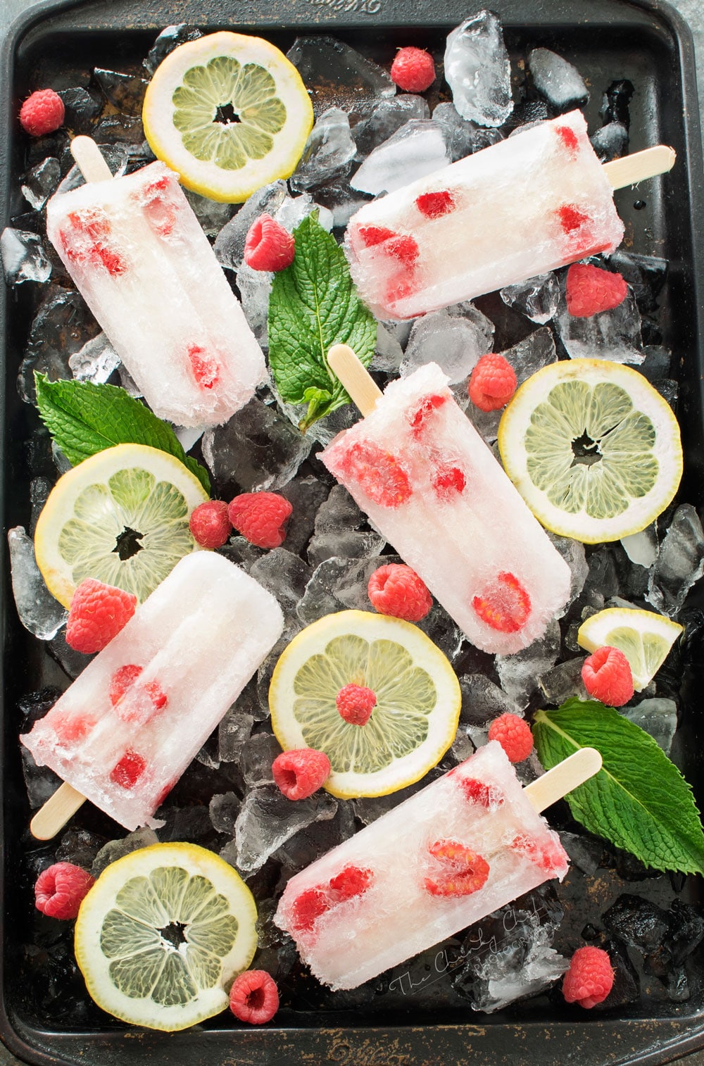Raspberry Lemonade Popsicles The Chunky Chef