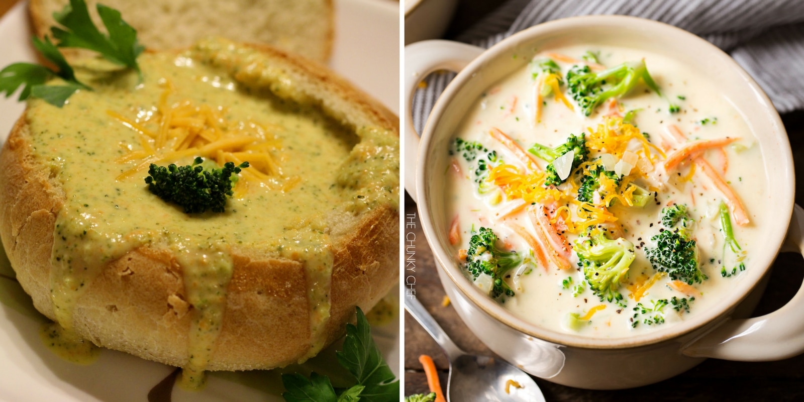 Copycat 30 Minute Broccoli Cheese Soup The Chunky Chef