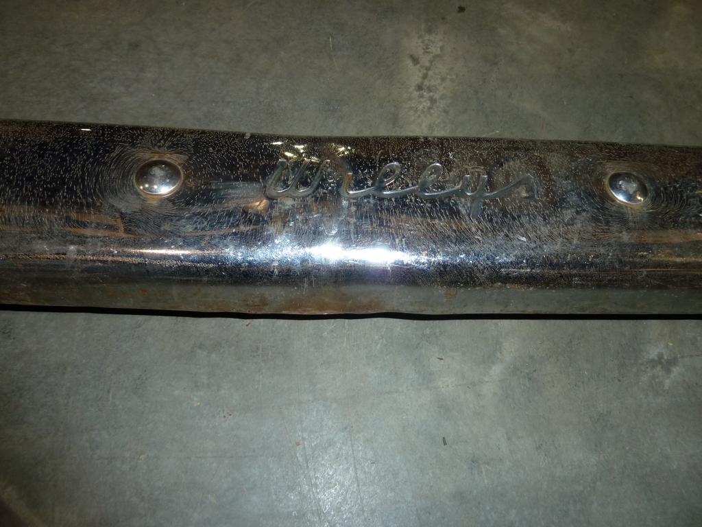 Jeep Willys Pickup Wagon Rear Bumper Willy's Stamped eBay