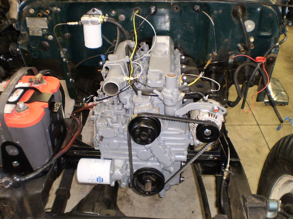 Larry's Kubota Diesel swap The CJ2A Page Forums Page 3