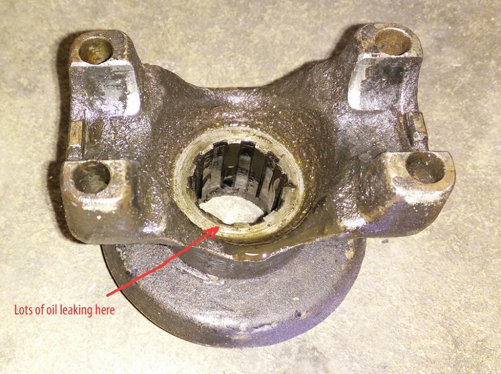 Transfer Case leaking at front yoke after rebuild The CJ2A Page Forums