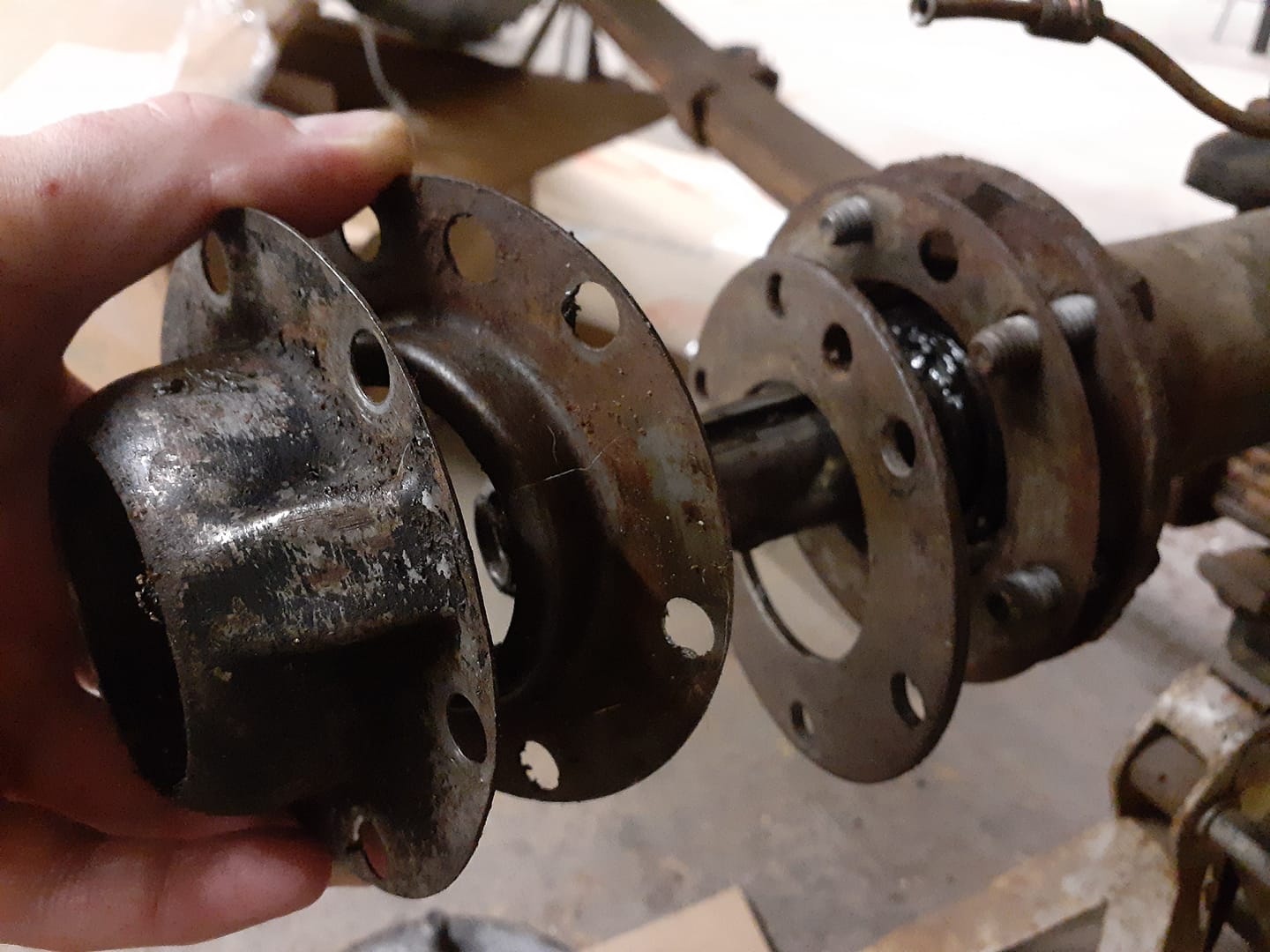 My front and rear Disc brake conversion The CJ2A Page Forums Page 1