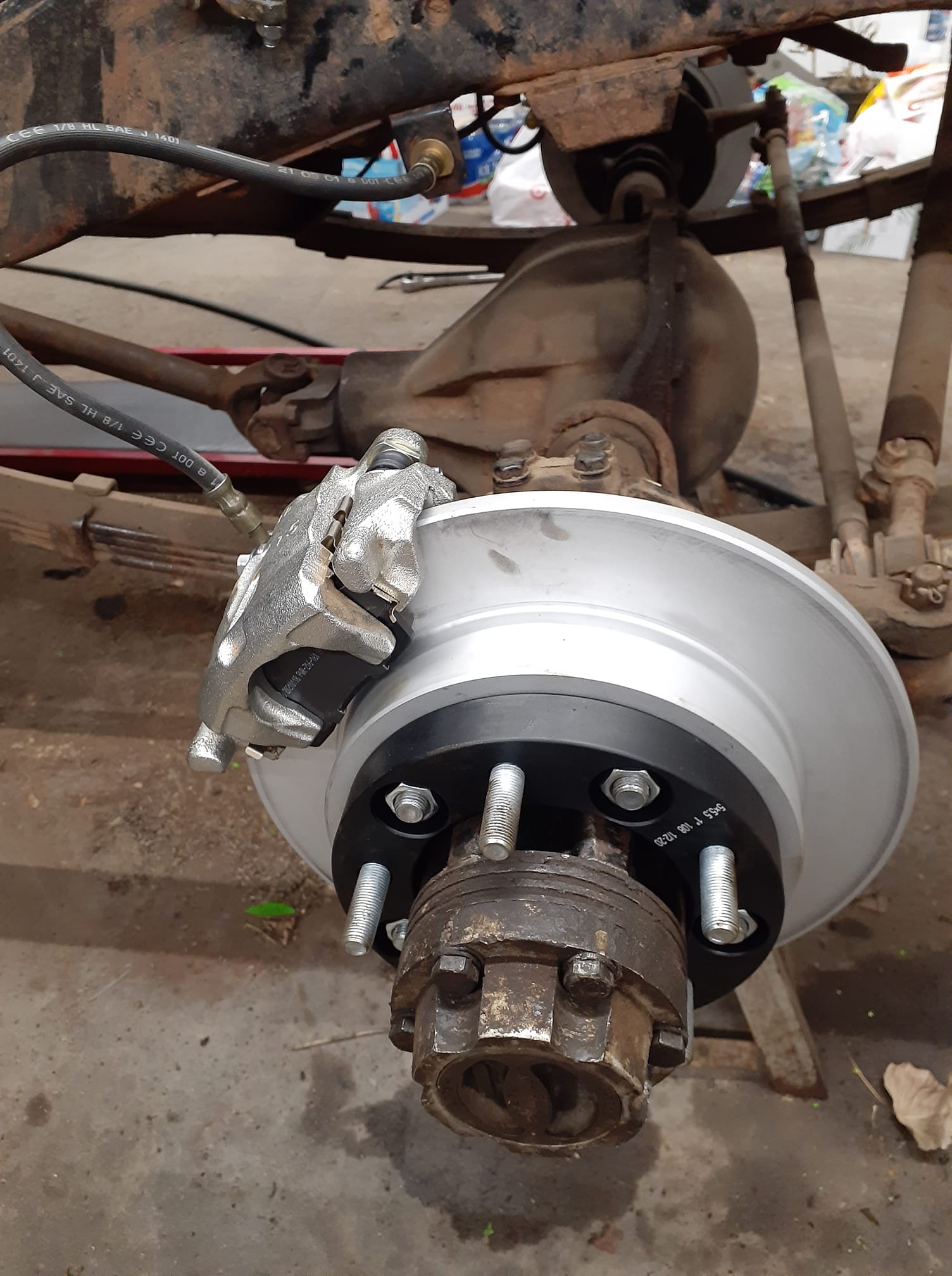 My front and rear Disc brake conversion The CJ2A Page Forums Page 2