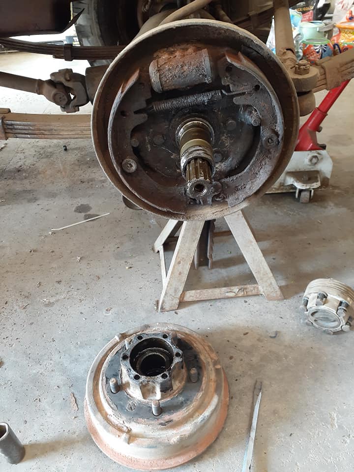 My front and rear Disc brake conversion The CJ2A Page Forums Page 1